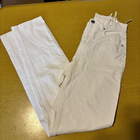 madeleine white denim jeans size 36 waist - Picture 1 of 5